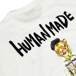 ◆당일◆25SS 타이거 백 프린팅 반팔 티셔츠 화이트 HM29TE013 WHITE