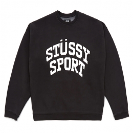 ◆당일◆24SS CRACKLE 로고 기모 맨투맨 워시드블랙 118537 WASHED BLACK