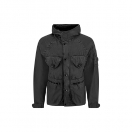 26SS 렌즈 와펜 파나마 R 믹스드 고글 자켓 그레이 20CMOW072A 110540S 921