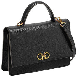 ◆당일◆24FW 간치니 탑핸들 미니 숄더백 블랙 22-D866 0726522
