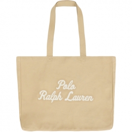 ◆당일◆25FW 레터링 로고 자수 토트백 탄 405962436 002