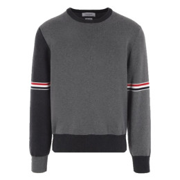 ◆당일◆23FW RWB 스트라이프 펀믹스 밀라노 스티치 니트 그레이 MKA326F Y3007 982