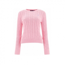 ◆당일◆25FW 여성 포니 자수 니트 핑크 211971869 010