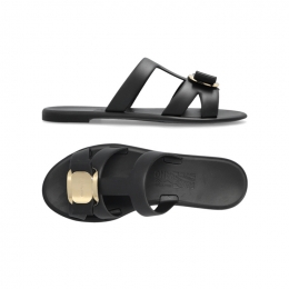 ◆당일◆26SS LILOU 뉴 바라 플레이트 스트랩 샌들 블랙 0779972