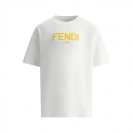 ◆키즈◆25SS 키즈 시그니처 로고 티셔츠 화이트 JUI137 7AJ F0TU9