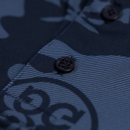 ◆당일◆23SS 카모 스컬 아이콘 로고 폴로 티셔츠 다크네이비 G4MS23K066 TWLT