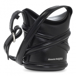 ◆당일◆24SS 로고 프린팅 커브 마이크로 버킷백 블랙 682683 1YBA7 1000