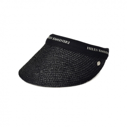 ◆당일◆26SS 비앙카10 라피아 바이저햇 차콜/블랙 HAT52491 BIANCA 10 CHARCOAL BLACK