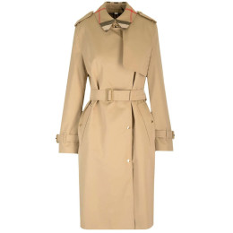 ◆당일◆25FW 샌드리지 SANDRIDGE 체크 트렌치코트 허니 8115484
