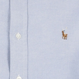 ◆당일◆25FW 포니 자수 옥스퍼드 셔츠 블루 211891377 001