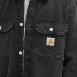 ◆당일◆24SS HARVEY 로고 패치 셔츠 자켓 블랙 I033346 894L