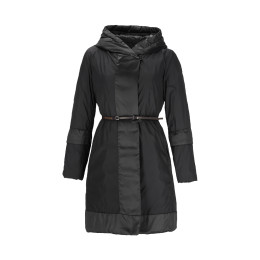 ◆당일◆25FW 노베프 NOVEF 리버시블 후드 벨티드 패딩자켓 블랙 2529496055 003