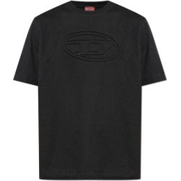 ◆당일◆25SS T-ADJUST-BIGOVAL 로고 티셔츠 블랙 A17402 0NJBM 9XX