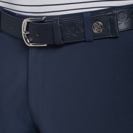 ◆당일◆22FW G'S 써클 로고 디보싱 벨트 네이비 G4MS22A07 TWLT