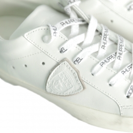 ◆14주년◆여성 클래식 베우 로우탑 스니커즈 화이트/실버 CLLU VE50