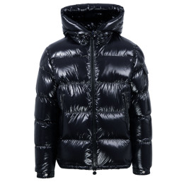 ◆당일◆23FW 에크린스 ECRINS 로고 패치 후드 패딩 자켓 네이비 1A002 00 68950 742