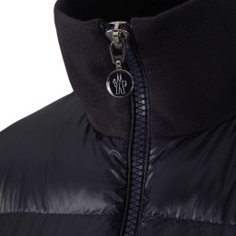 ◆당일◆24FW 빅 로고 패치 믹스 니트 패딩자켓 네이비 8G000 14 89A2Y 778