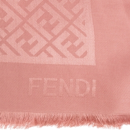 ◆당일◆25FW 울 실크 블렌드 스카프 핑크마카롱 FXT069 AJW7 F1TTU