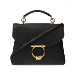 ◆당일◆25FW 골드 간치니 마고 탑핸들 숄더백 블랙 21-H493 0720168