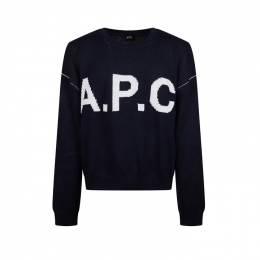 ◆당일◆26SS 론드 ROND 로고 니트 다크네이비 WOASL M23009 IAK