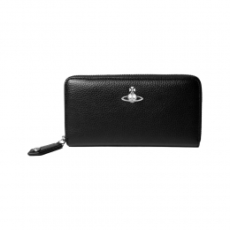 26SS ORB 로고 클래식 장지갑 블랙 5106005BW S000D N403