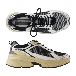 ◆당일◆25FW 라이트스타 메쉬 레이스업 스니커즈 화이트/블랙 GMF00724 F007334 10546