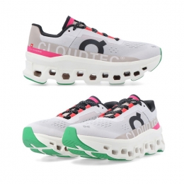 ◆당일◆25FW 여성 클라우드몬스터 러닝 스니커즈 실버/아이보리 61.97652