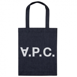 ◆당일◆25FW LAURE 로고 프린팅 데님 토트백 인디고 COCSX M61445 IAI