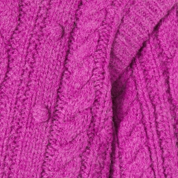 ◆키즈◆키즈 애니칼리아 케이블 니트 라즈베리 25F_J0281 RASPB