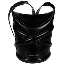 ◆당일◆24SS 로고 프린팅 커브 버킷백 블랙 656467 1YB45 1000