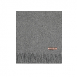 ◆당일◆25FW FN-UX 시그니처 로고 울 머플러 그레이멜란지 CA0209 990