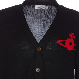 ◆당일◆24FW ORB 로고 알렉스 ALEX 가디건 블랙 27010014 Y002M N401