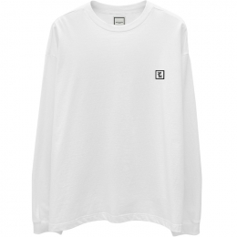 ◆당일◆25SS 백로고 롱 슬리브 티셔츠 화이트 W243TS17 712W