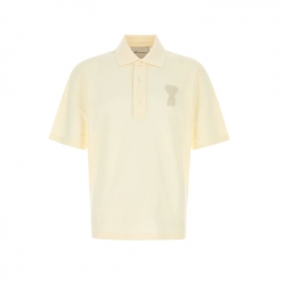 ◆당일◆26SS 하트 크로셰 패치 카라 티셔츠 크림화이트 UPL428 JE0221 136