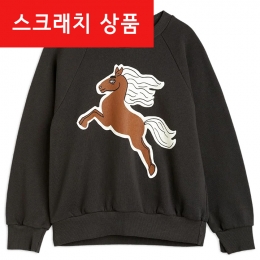 ◆스크래치◆키즈 홀스 프린팅 맨투맨 블랙 22720155 99