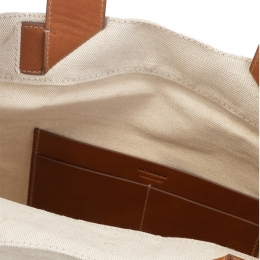 ◆12주년◆로고 프린트 캔버스 토트백 아이보리 JSPS852457 WSB73019 102