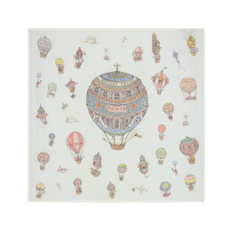 까레 열기구 프린팅 블랭킷 멀티 CARRE HOT AIR BALLOONS