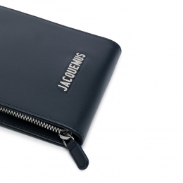 ◆당일◆25FW 메탈 로고 넥 스트랩 지갑&파우치백 네이비 215SL02 215 300390