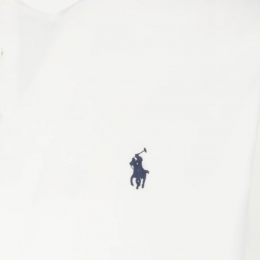 ◆당일◆26SS 포니 자수 커스텀 슬림핏 카라 티셔츠 화이트 710941439 002