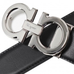 ◆당일◆25FW 더블 간치니 양면 벨트 블랙/다크브라운 67-9710 0686671