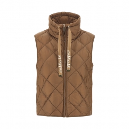 26SS 트레직 TREGIC 다이아몬드 퀄팅 패딩 조끼 카라멜 2619291014 051