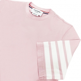 ◆당일◆26SS 사선 완장 숏 슬리프 티셔츠 라이트핑크 FJS102G 07862 680