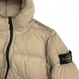 ◆키즈◆여성 와펜 패치 사선포켓 후드 패딩 자켓 샌드 K2S16 4100017 S0028 V0095