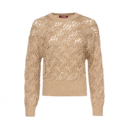 ◆당일◆25FW 필라데 PILADE 코르도넷 크롭 스웨터 골드 2526366141 001