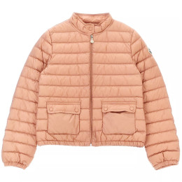 ◆키즈◆25SS 키즈 LANS 로고 패치 패딩자켓 피치핑크 1A000 66 597YF 51V