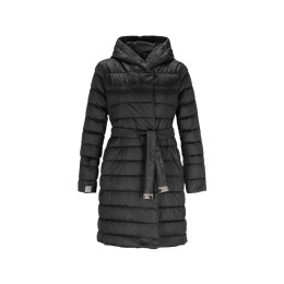 ◆당일◆25FW 노베프 NOVEF 리버시블 후드 벨티드 패딩자켓 블랙 2529496055 003
