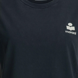 ◆당일◆26SS 에비 ABY 로고 티셔츠 미드나잇/에쿠르 TS0070FA A1N98E MIEC