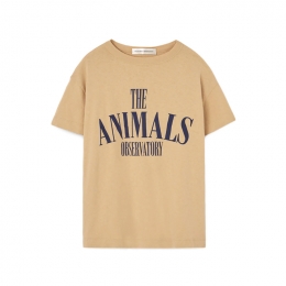 ◆키즈◆키즈 로고 레터링 펍피쉬 티셔츠 소프트브라운 S26001 077DW