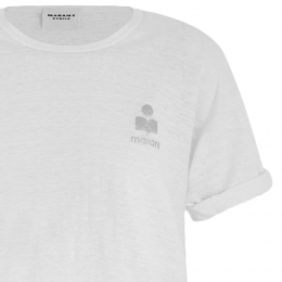 ◆당일◆26SS 콜디아 KOLDIA 로고 린넨 티셔츠 화이트 TS0315FB A1N10E 20WH