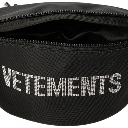 ◆15주년◆라인스톤 로고 힙색&벨트백 블랙 UAH21BA259 BLACK